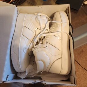 Aldo Classic White High-Top Sneakers